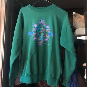 Green Arizona Crewneck